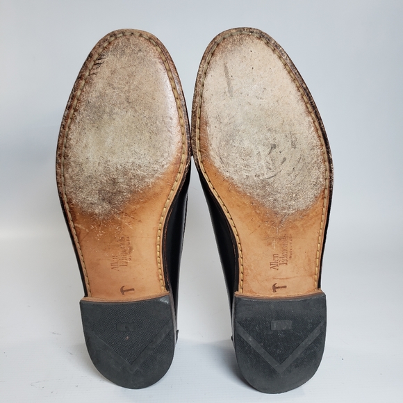 Allen Edmonds Men's Black & Brown Leather Loafers Shoes Size 8.5 Made in… - Picture 6 of 16